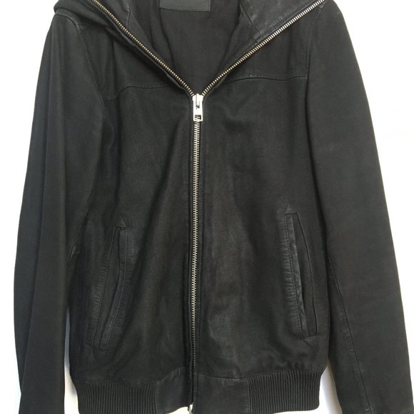 All Saints Other - COPY - Men's Black leather All Saint Banner jacket